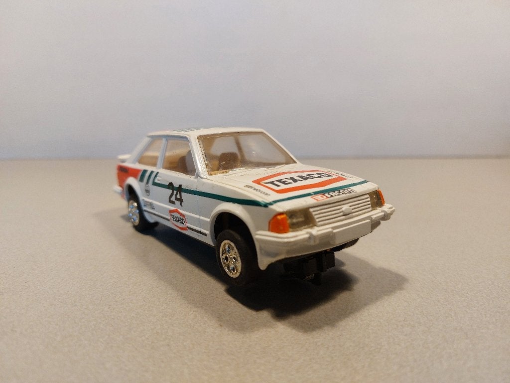 Scalextric Ford Escort XR3i TEXACO - Verlichting - C441, Ophalen of Verzenden, Elektrisch, Overige merken