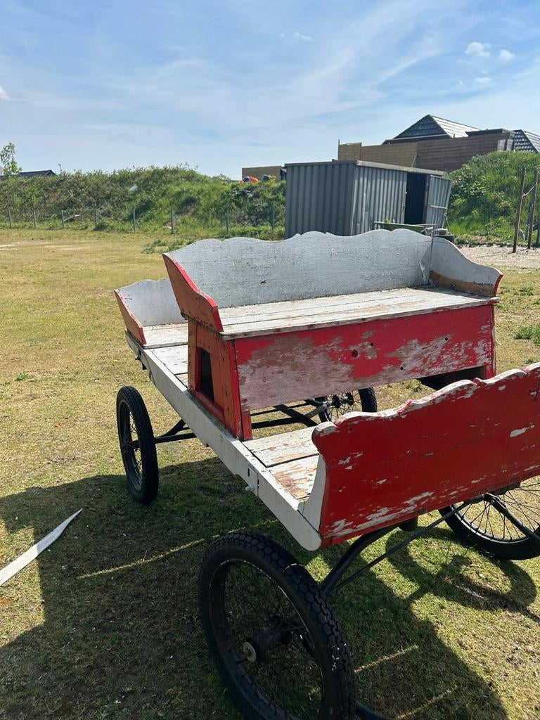 houten kar voor paard of pony, Ophalen, Gebruikt, Overige soorten