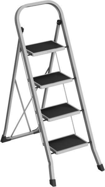 Trapladder - 4 Treden, Doe-het-zelf en Verbouw, Ladders en Trappen, Nieuw, Trap, Minder dan 2 meter, Ophalen of Verzenden
