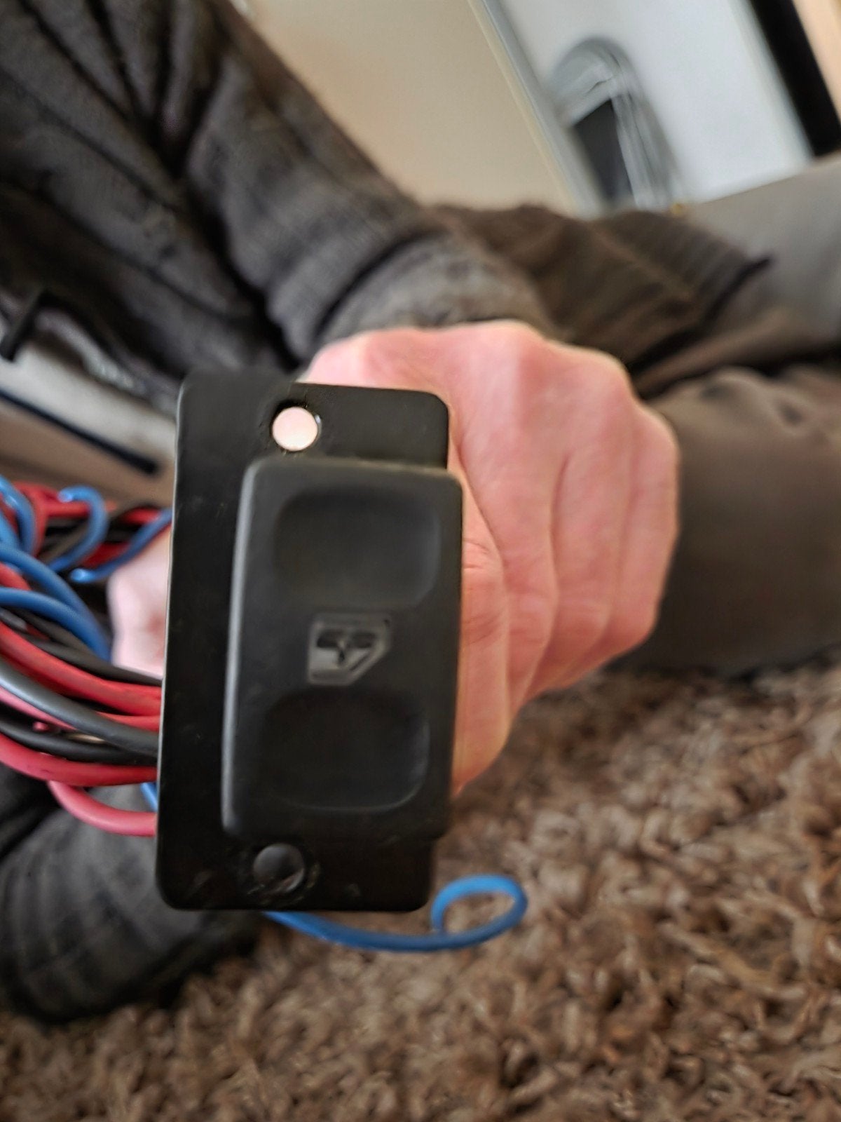 Golf 2 elektrische raamschakelaar inclusief bedrading., Ophalen of Verzenden, Gebruikt, Volkswagen