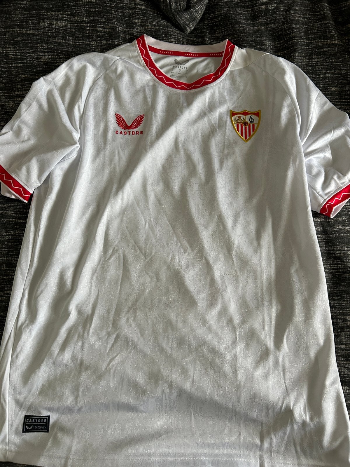 Sevilla shirt Castore maat L - Zo goed als nieuw, Maat 52/54 (L), Wit, Ophalen of Verzenden, Zo goed als nieuw