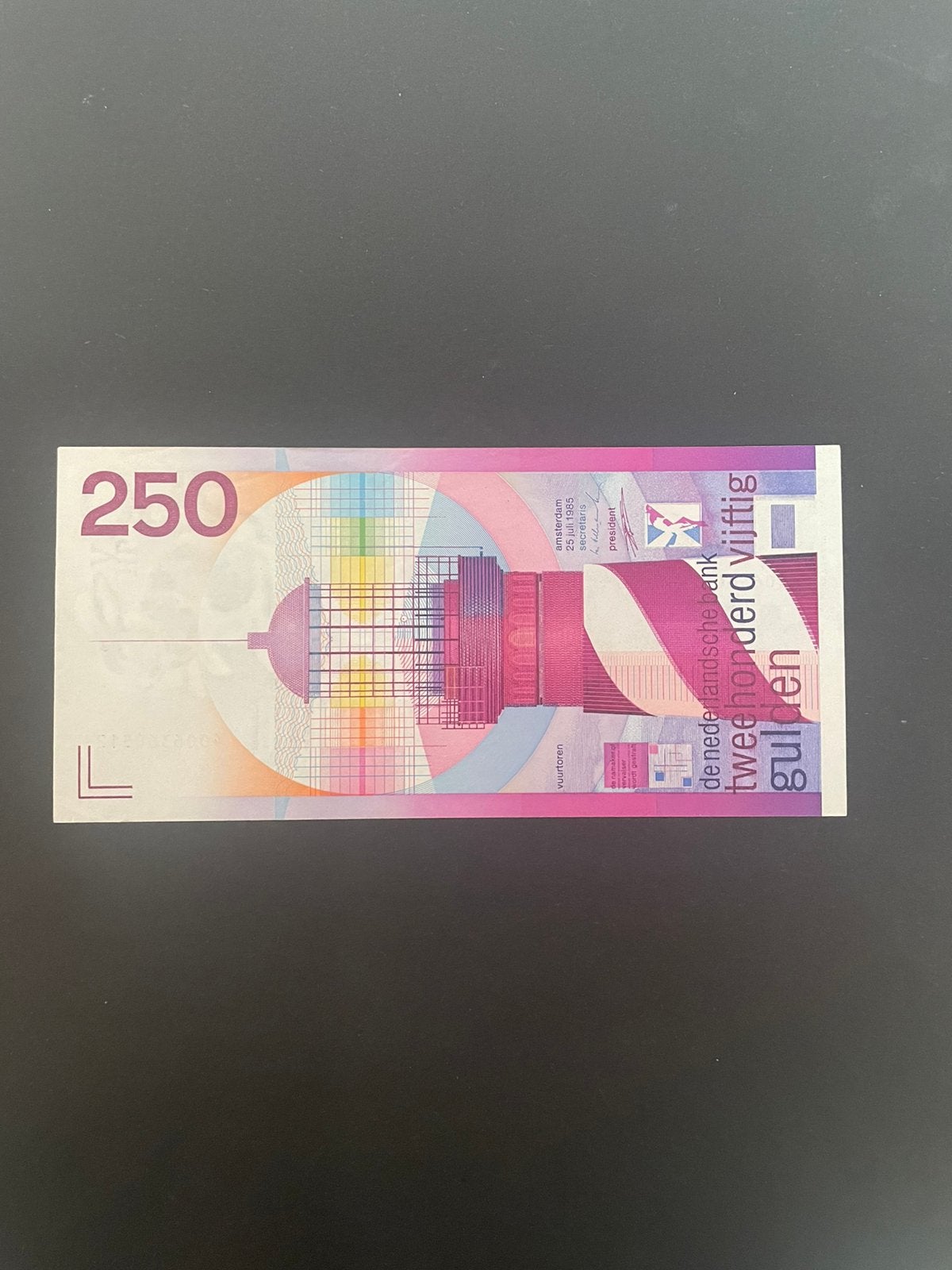 250 gld vuurtoren prachtig!, Ophalen of Verzenden, 250 gulden