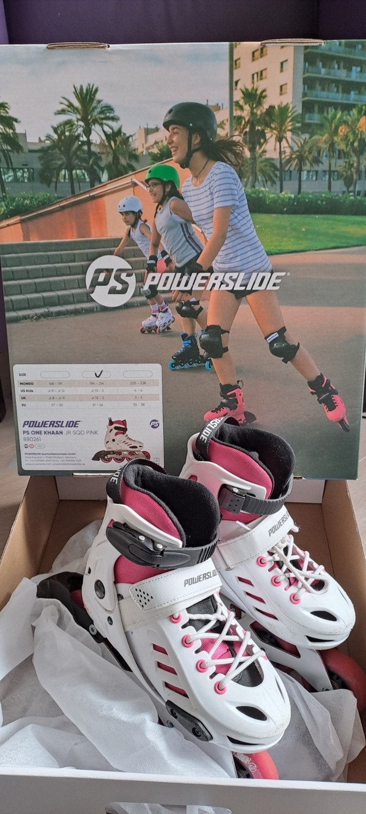 Powerslide inline skates mt 31-34, Ophalen of Verzenden, Verstelbaar, Powerslide