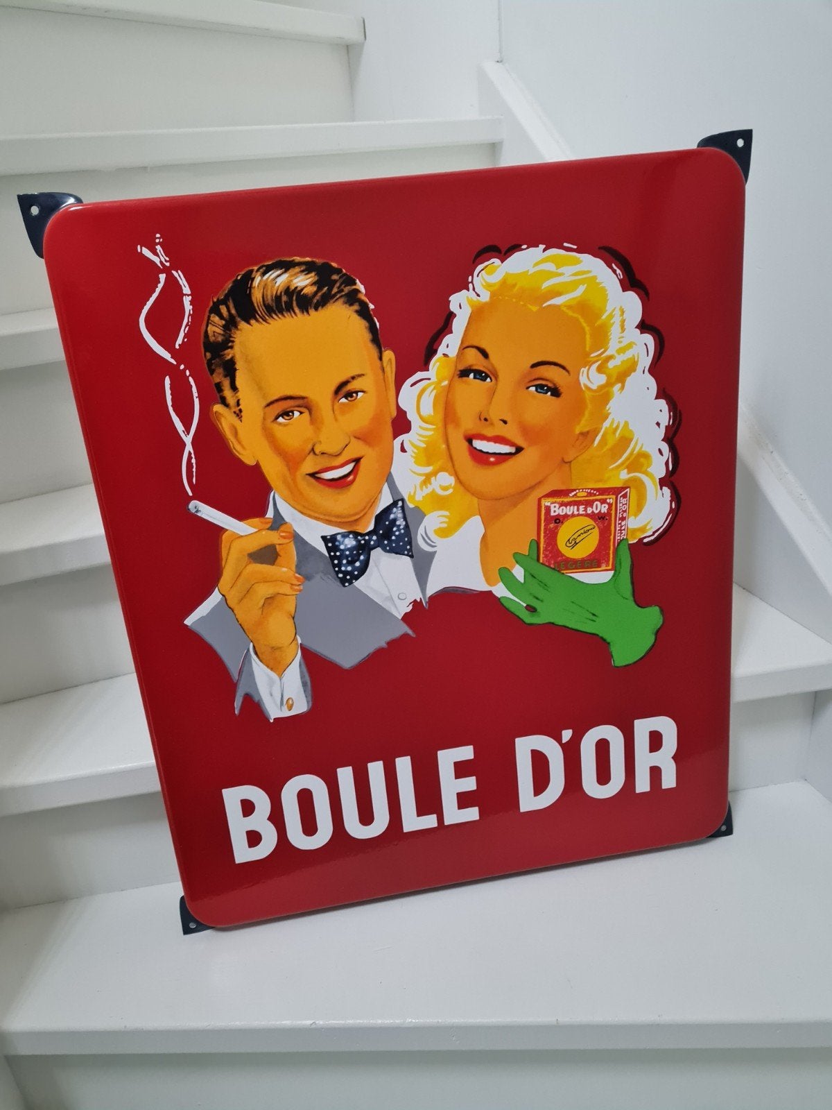 Emaille bord nieuw, Ophalen of Verzenden, Reclamebord