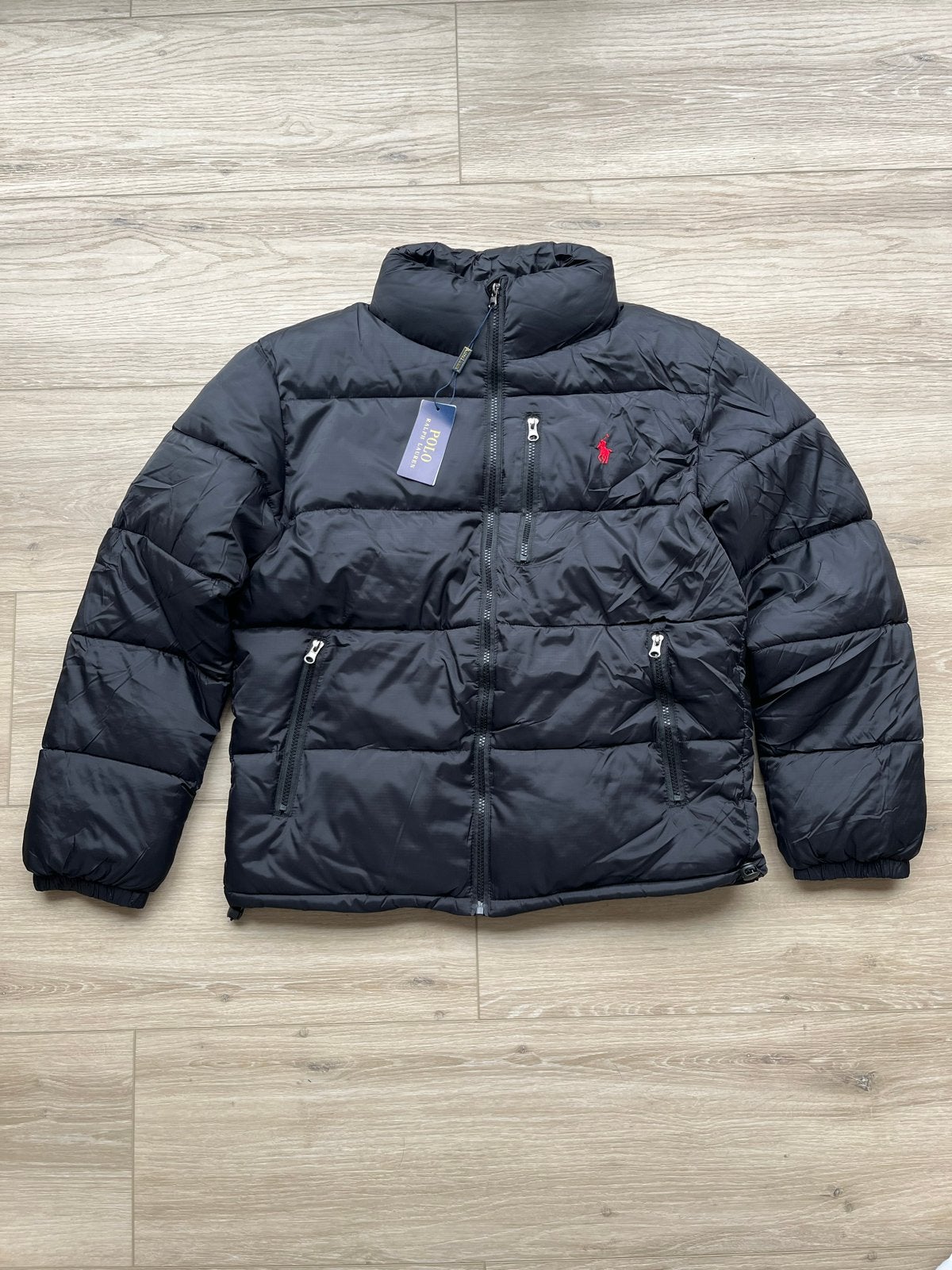 Polo Ralph Lauren Puffer Jacket Zwart Maat M Nieuw, Ophalen of Verzenden, Nieuw, Maat 48/50 (M), Zwart