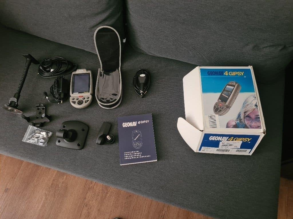 Geonav 4 Gipsy GPS-ontvanger met accessoires, Watersport en Boten, Ophalen of Verzenden, Gebruikt, Gps of Kompas