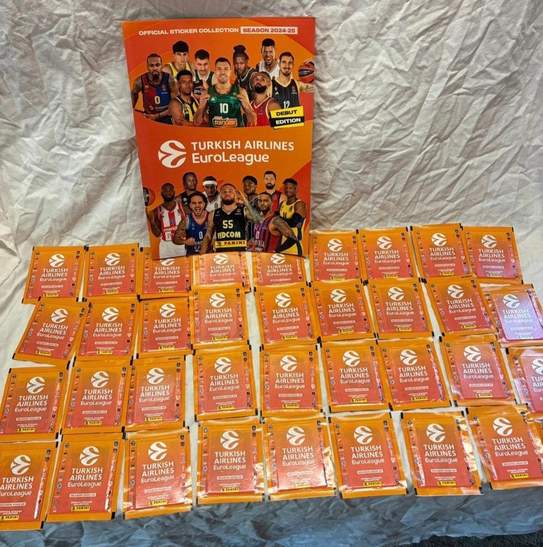 panini euroleague 2025 basketbal set, Sport en Fitness, Basketbal, Verzenden, Nieuw, Overige typen