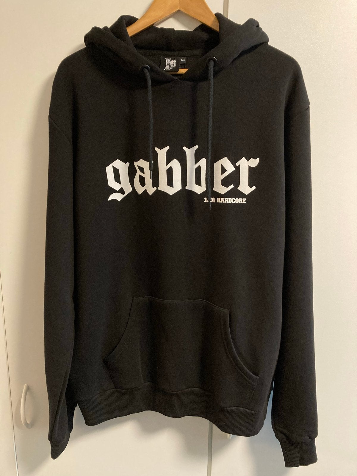 Gabber hoodie zwart 2XL - Nieuw, Verzenden, Nieuw