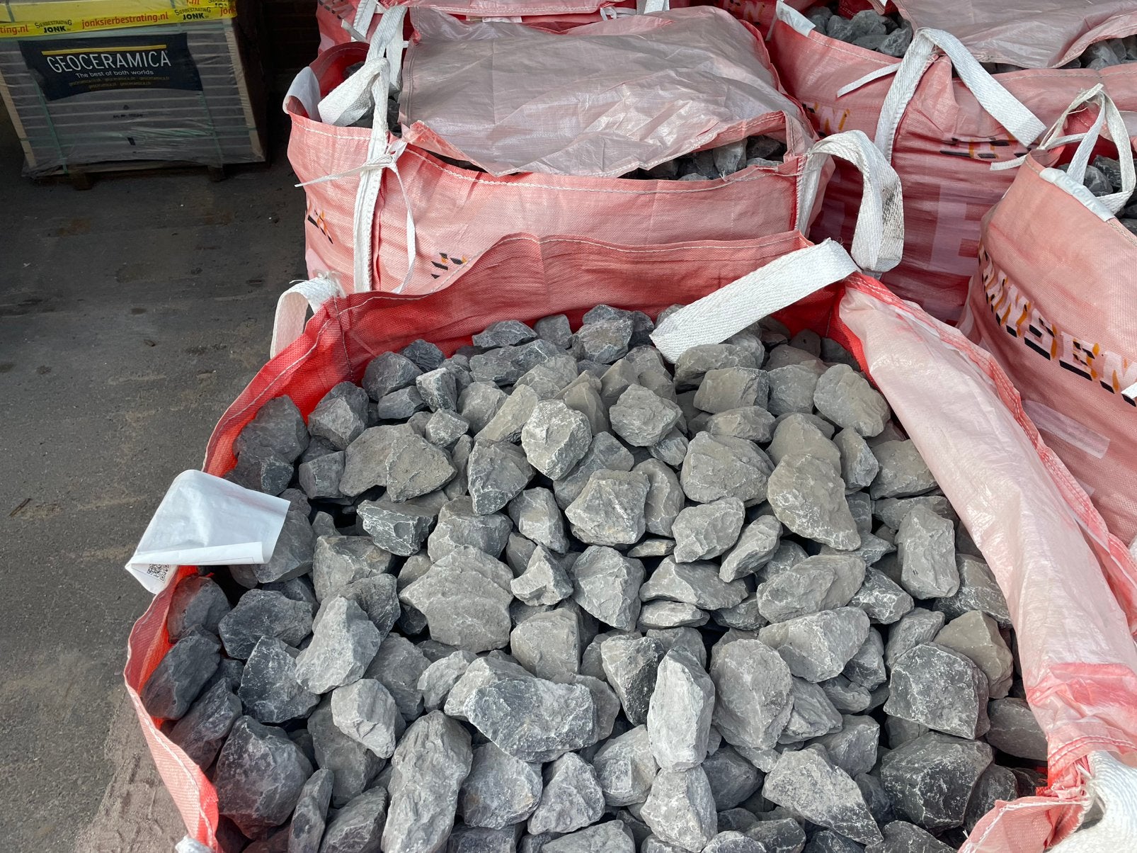 ARDENNER BREUKSTEEN BASALT 50-80 mm, Ophalen, Zwart, Nieuw, Kei