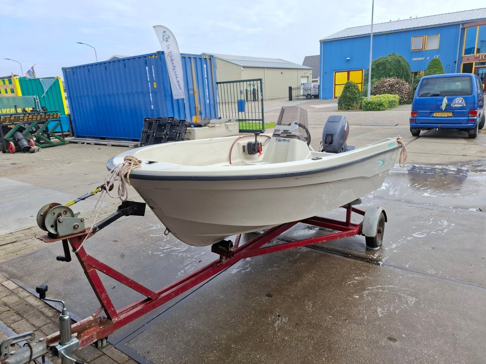 Theri Micro Fun met Yamaha 15 PK buitenboordmotor, Watersport en Boten, Overige merken, Gebruikt, Buitenboordmotor, Overige typen