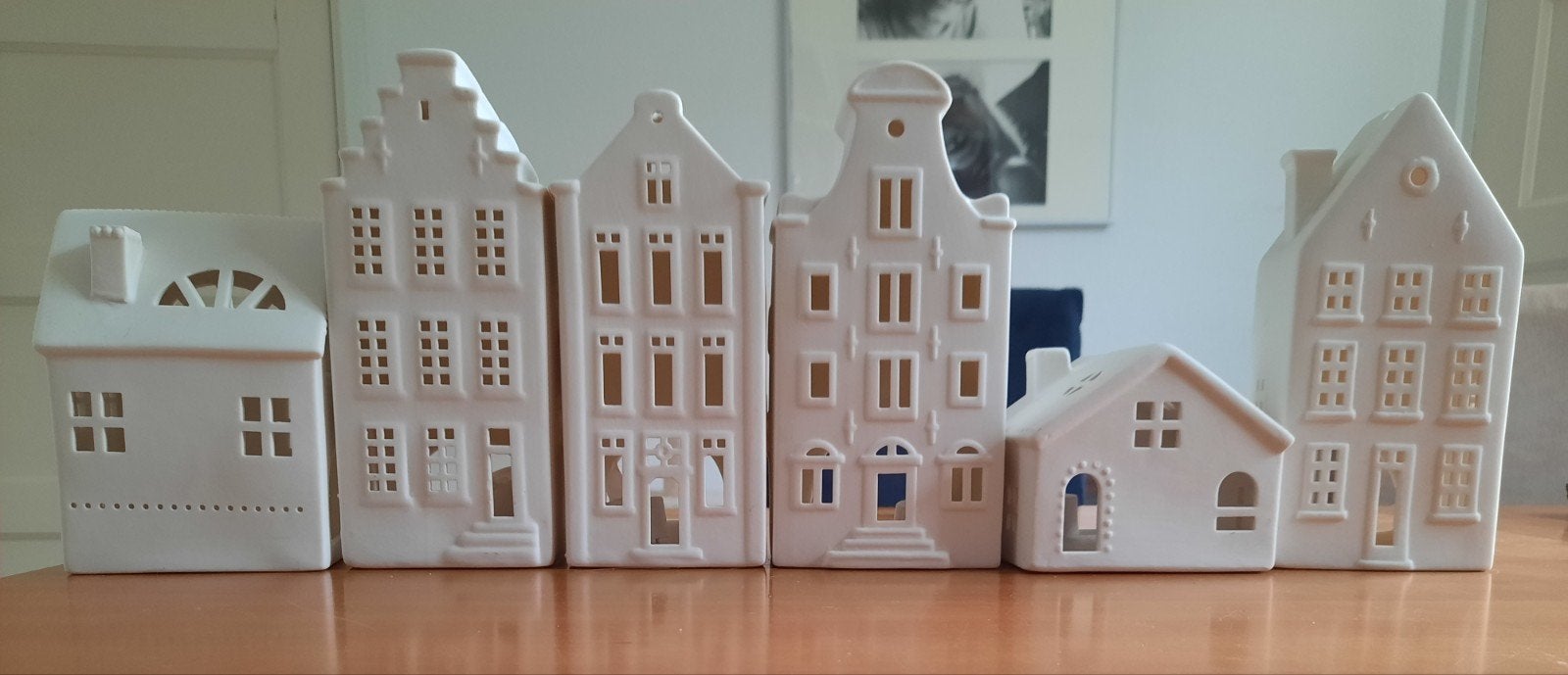 Dille & Kamille huisjes voor waxinelichtjes, Ophalen, Zo goed als nieuw