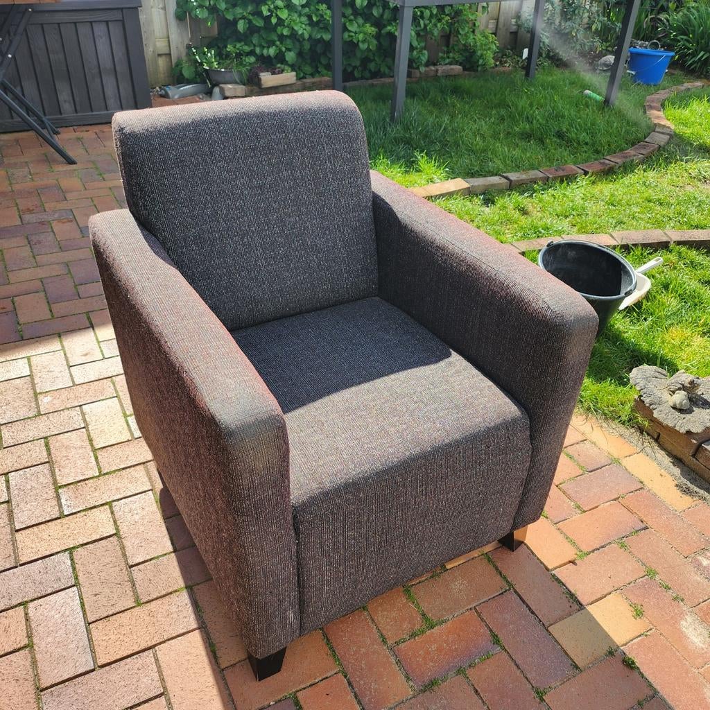 Fauteuil, Ophalen of Verzenden, Gebruikt, 75 tot 100 cm, 50 tot 75 cm