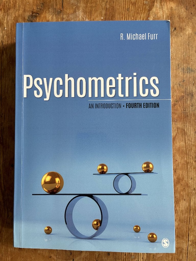 Psychometrics (ophalen), Boeken, Klinische psychologie, Zo goed als nieuw, Ophalen, R Michael Furr