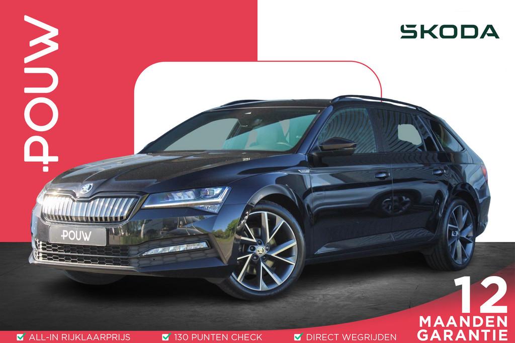 Skoda Superb Combi 1.4 TSI 218pk PHEV iV Sportline Business, Auto's, Skoda, 12 maanden, 77 km/l, Gebruikt, Alcantara
