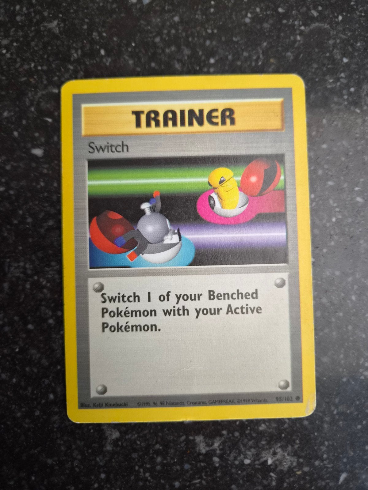 Pokémon Trainer Kaart - Switch (uit 1999), Ophalen of Verzenden, Gebruikt, Losse kaart