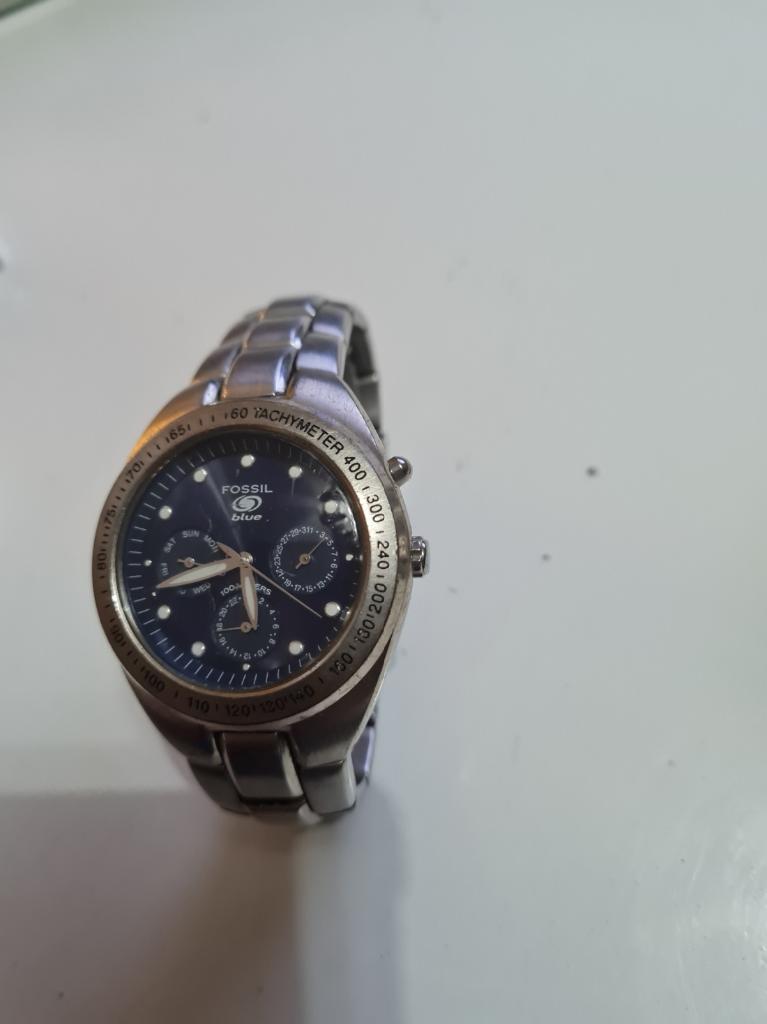 Fossil Blue herenhorloge, Ophalen of Verzenden, Overige typen