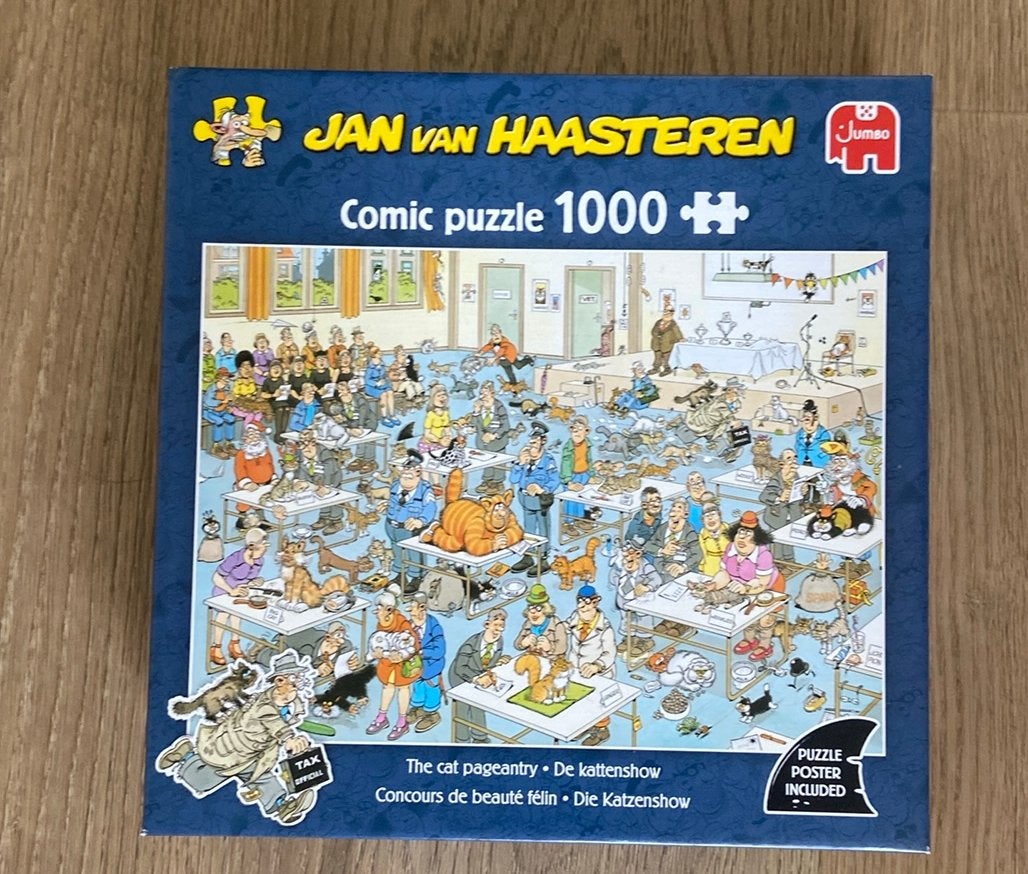 Puzzel the cat pageantry, Ophalen, 500 t/m 1500 stukjes, Zo goed als nieuw