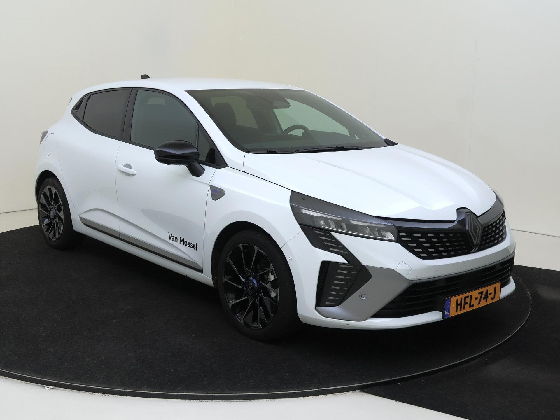 Renault Clio 1.6 E-Tech Full Hybrid 145 PK esprit Alpine | P, Euro 6, Leder en Stof, Wit, Origineel Nederlands