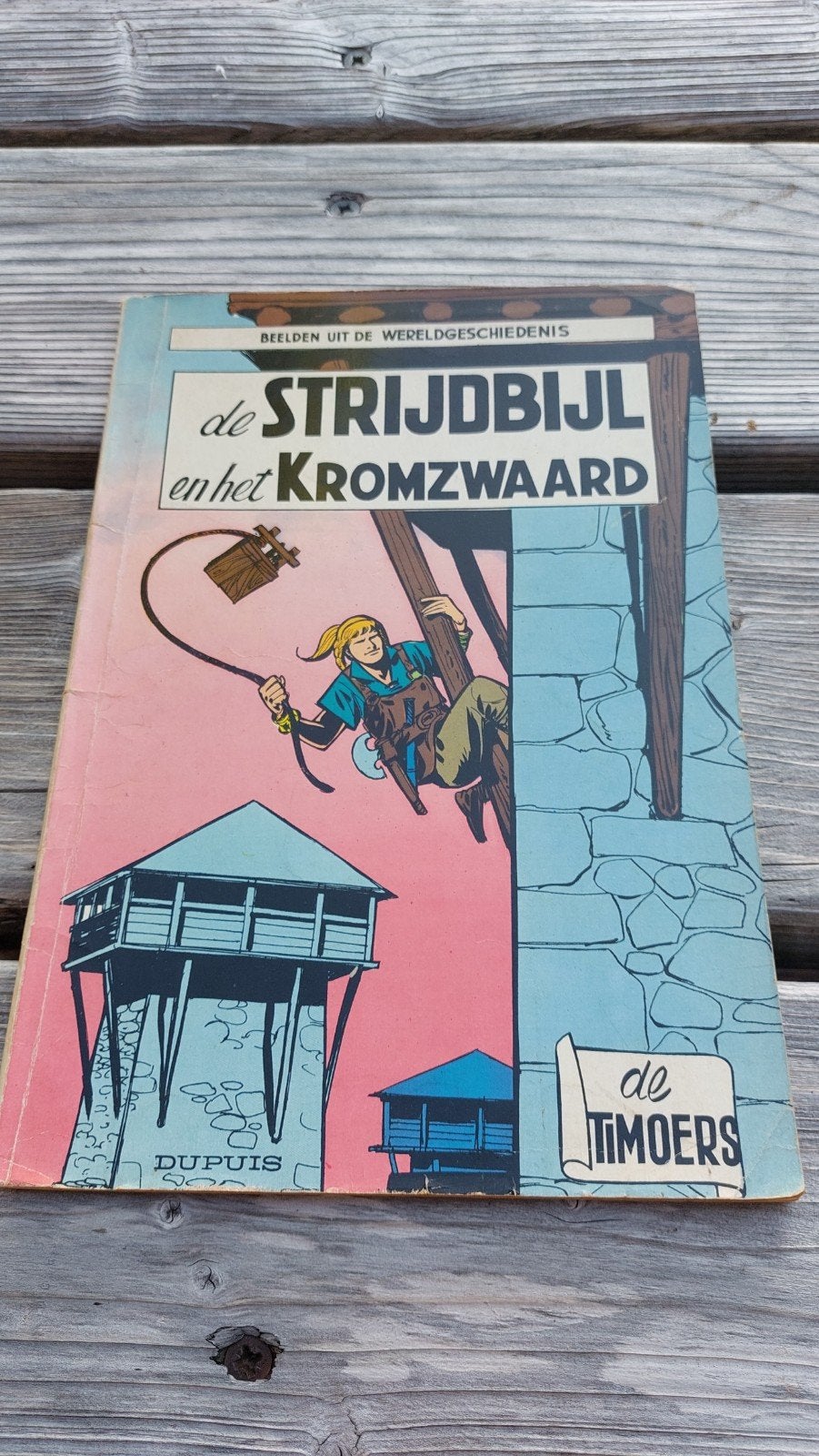 Stripboek --De Strijdbijl en het Kromzwaard--, Boeken, Stripboeken, Eén stripboek, Ophalen of Verzenden, Gelezen, Sirius