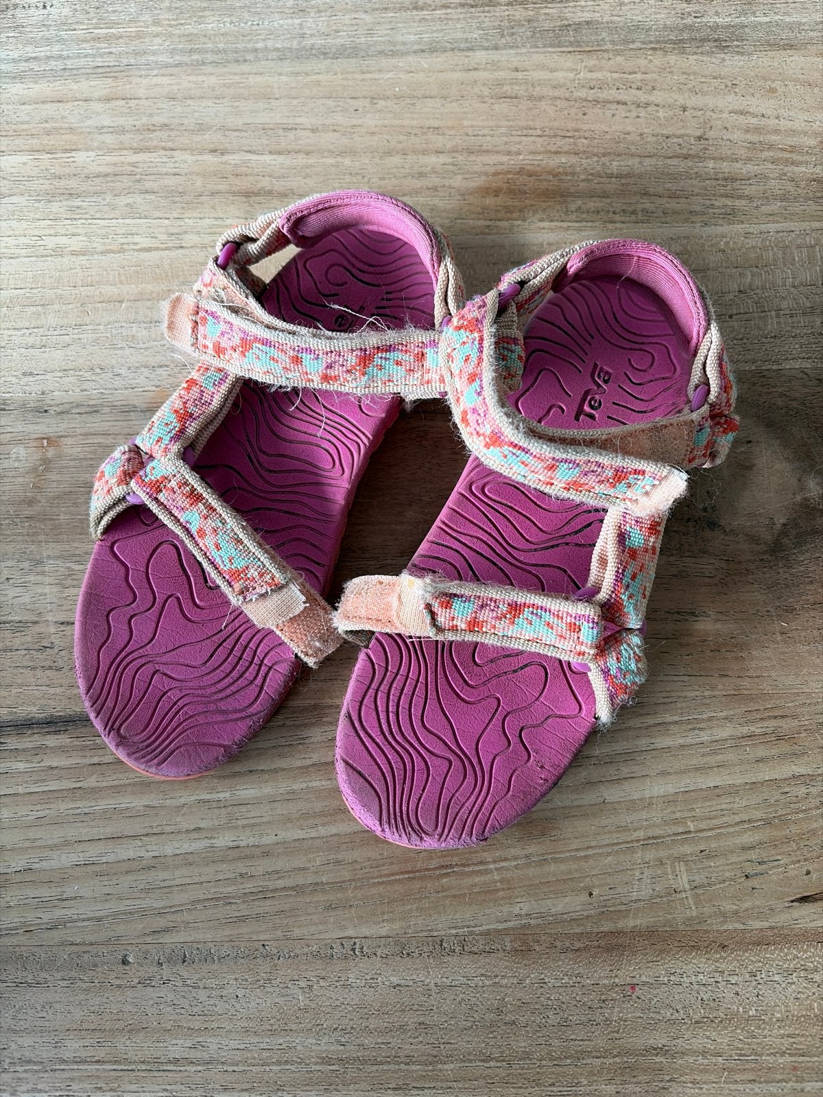 Teva sandalen voor meisjes - Maat 27, Ophalen, Gebruikt, Meisje, Overige typen