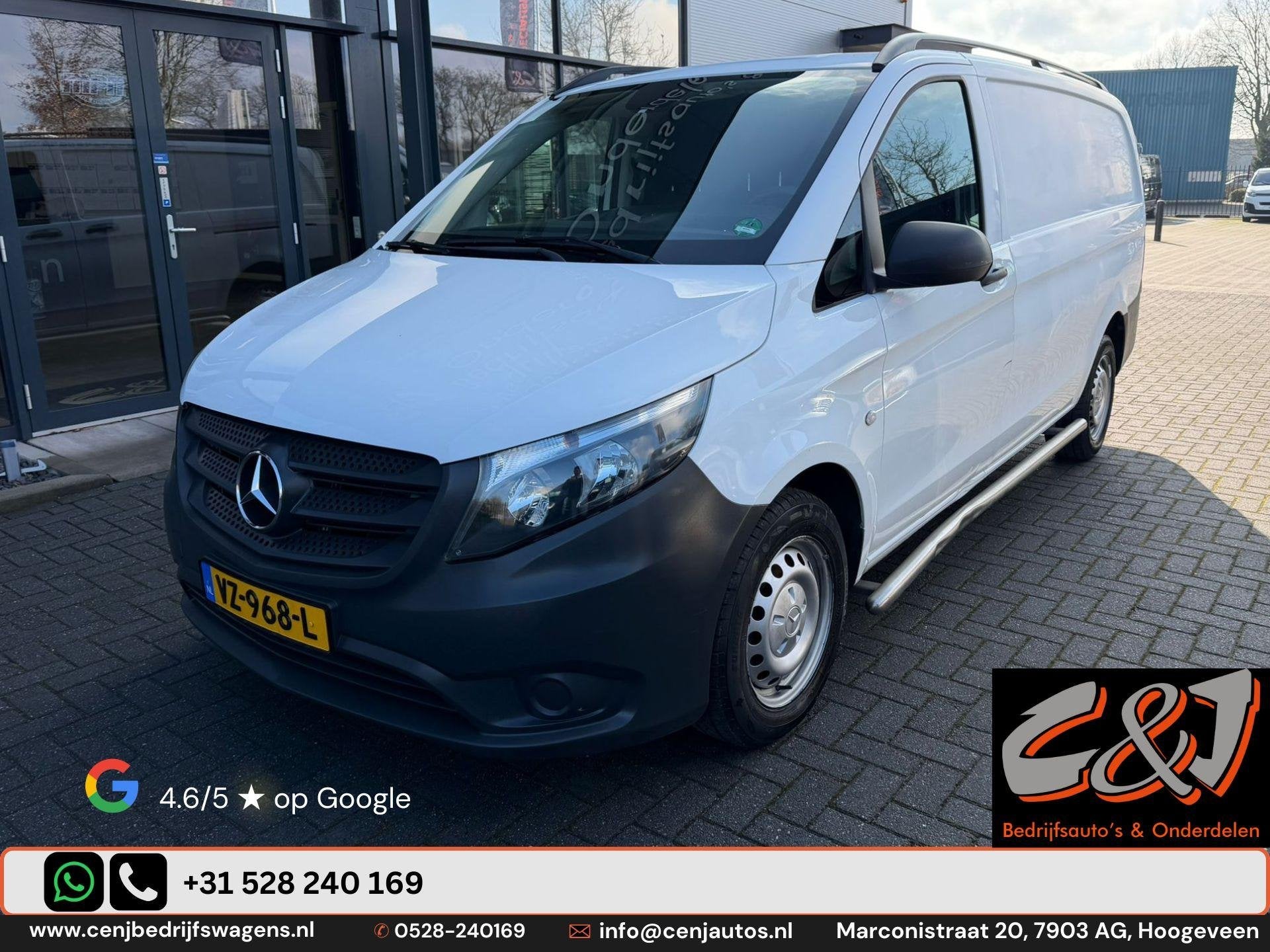 Mercedes-Benz Vito 111 CDI Lang motor kapot, airco, Overige carrosserieën, Wit, Mercedes-Benz, 1598 cc