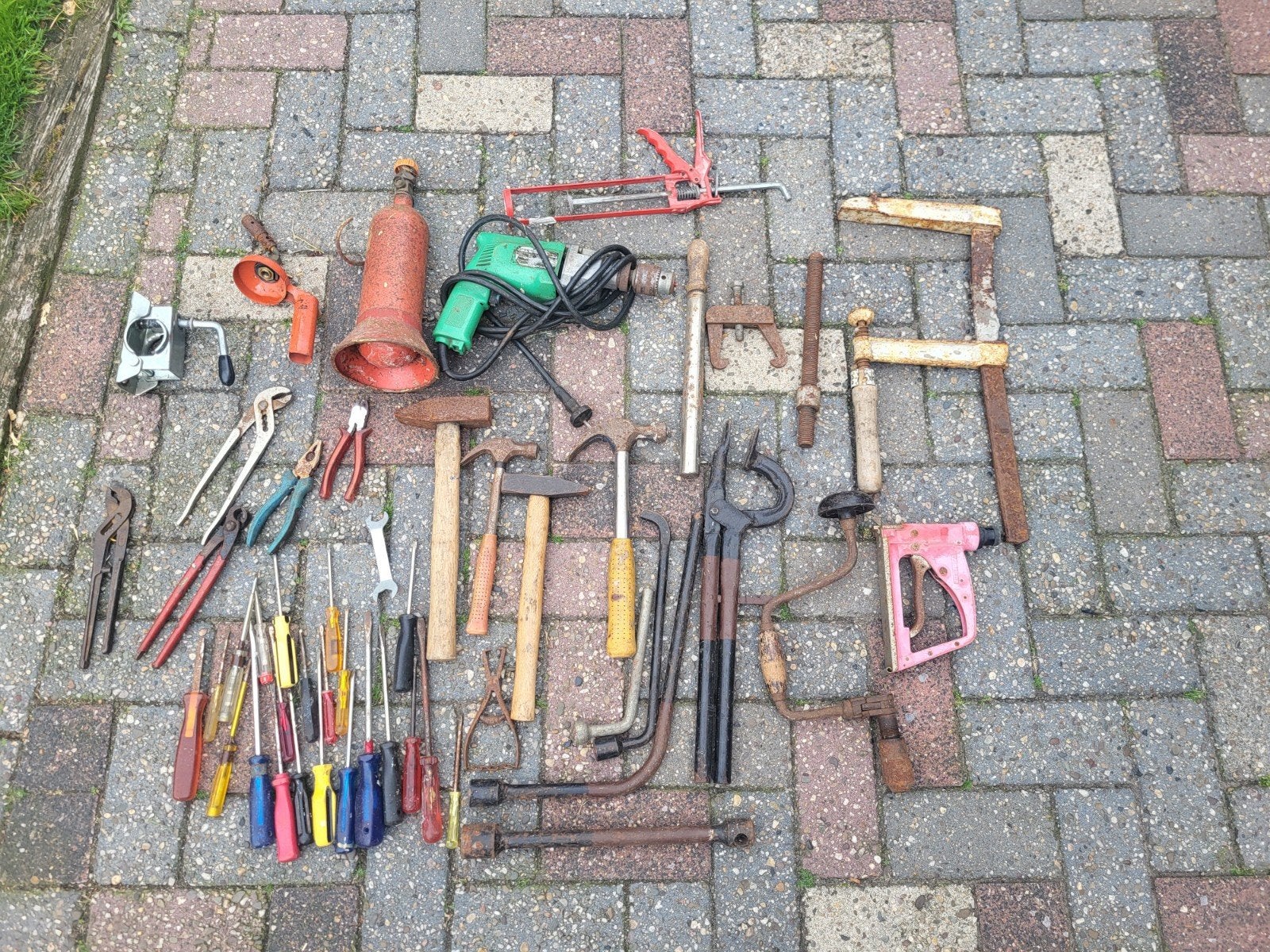 Partij oud gereedschap, Ophalen, Gebruikt, Overige merken