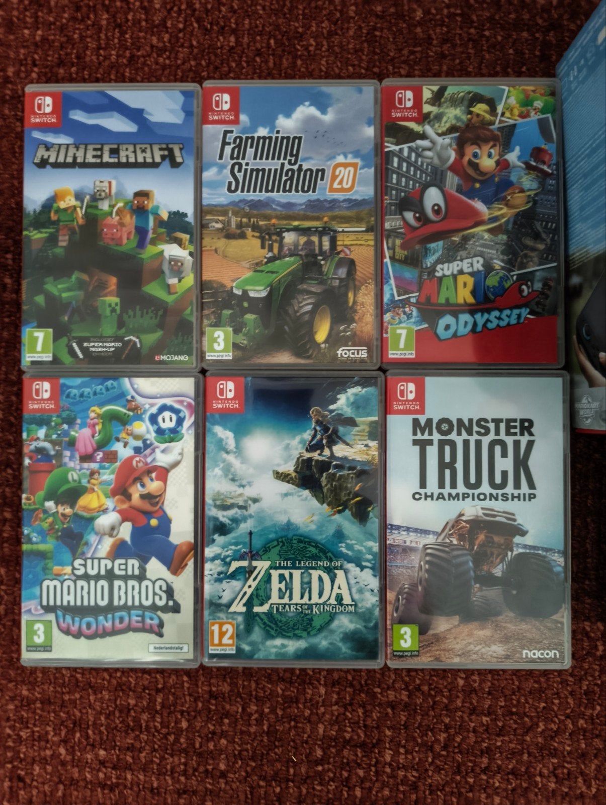 6 Nintendo switch games, Avontuur en Actie, Ophalen of Verzenden, Zo goed als nieuw, Eén computer