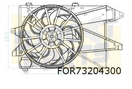 Ford Mondeo I / !! (-10/00) (1.8TD) (-AC) ventilatorunit MQ!, -, -, Nieuw, Ophalen of Verzenden