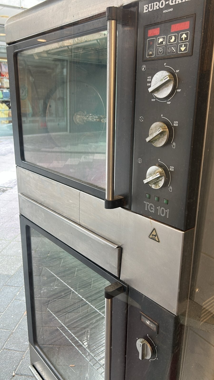 Kippengrill EURO-GRILL TG 101 - Display defect, werkt nog, Ophalen, Gebruikt