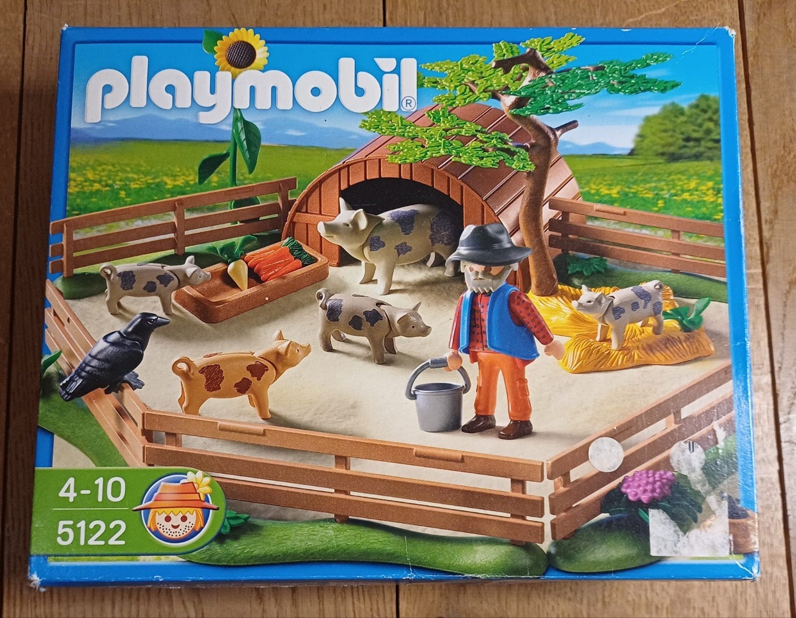 Playmobil 5122 boer met varkens, Gebruikt, Complete set, Overige typen, Ophalen of Verzenden