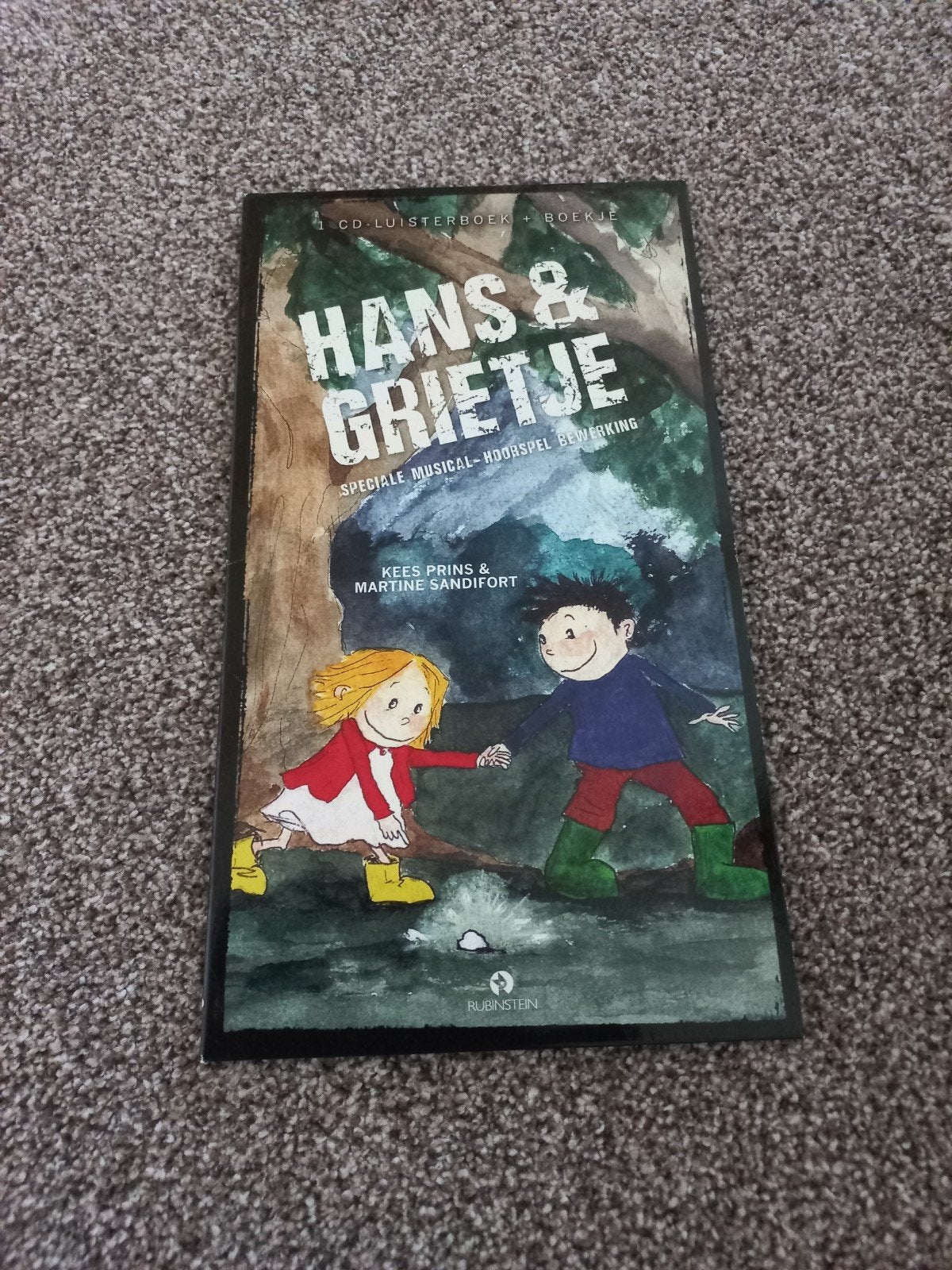 Hans & Grietje Luisterboek + Boekje - Speciale Musical, Ophalen of Verzenden, Kees Prins & Martine Sandifort, Cd, Kind
