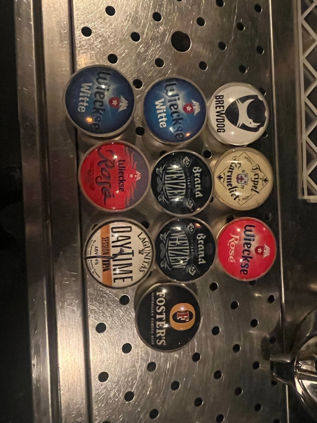 Bier tapklens collectie - Wieckse, Brand, Brewdog, Ophalen of Verzenden, Gebruikt, Overige typen, Overige merken