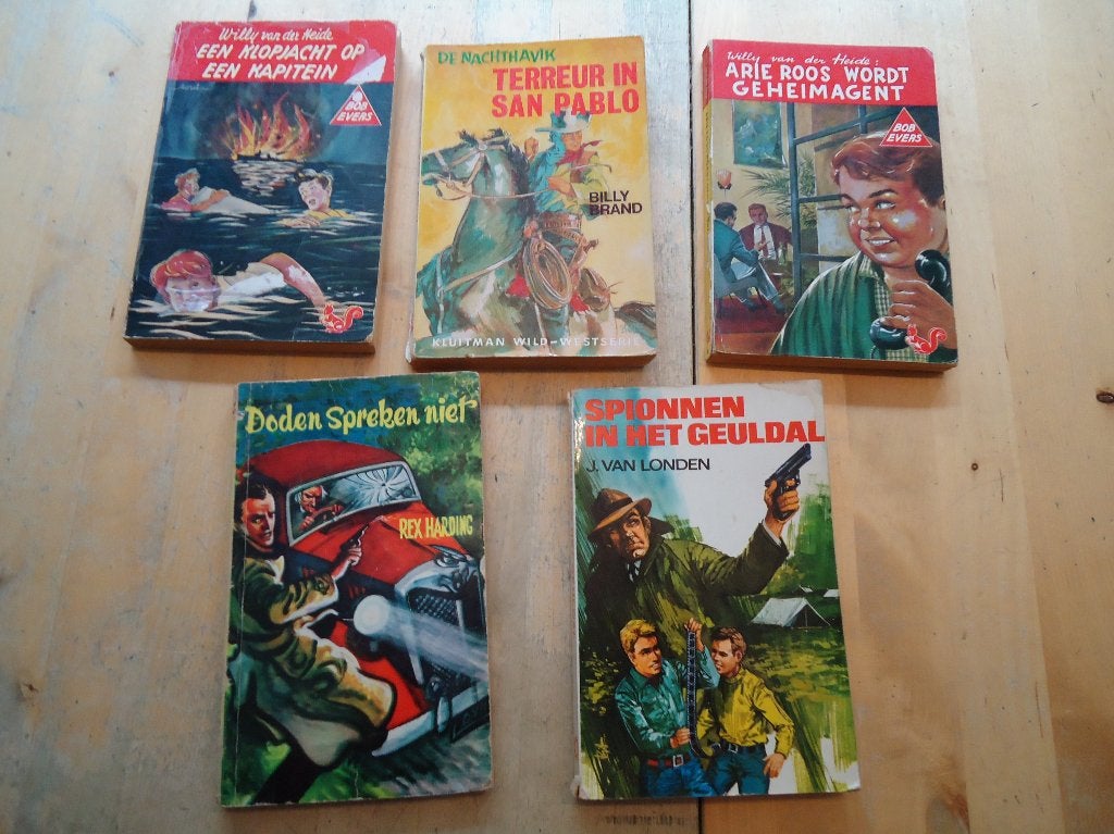 Set spannende avonturen boeken jeugd (C), Ophalen of Verzenden, Gelezen, Fictie