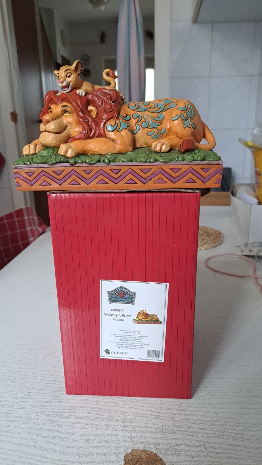 Disney Traditions Leeuwenkoning beeldje - A Father's Pride, Verzamelen, Ophalen, Zo goed als nieuw