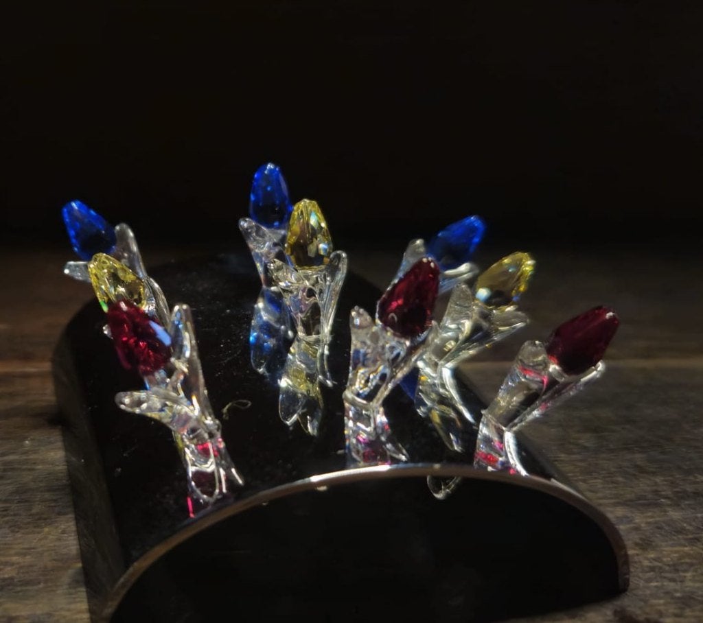 SCS - Ledengeschenk 2002 - 2004 - Mini Tulpen Swarovski, Ophalen of Verzenden, Zo goed als nieuw, Figuurtje