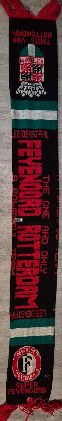 Vintage Feyenoord sjaal - met beschadiging, Ophalen of Verzenden, Dames, Feyenoord