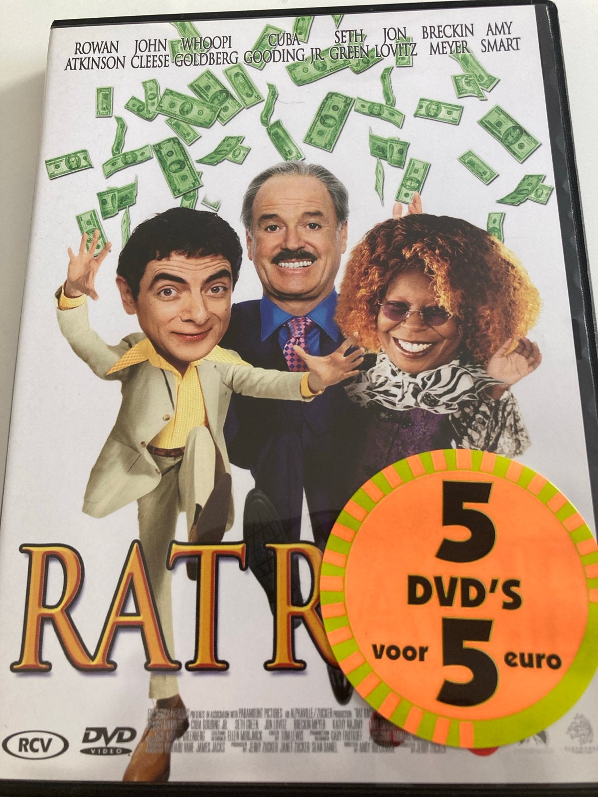 Rat Race DVD - Komedie met Rowan Atkinson, Nederlands, Ophalen of Verzenden, Vanaf 6 jaar, Inclusief doosje
