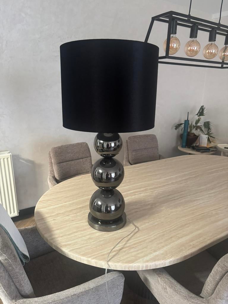 Eric kuster lamp, tafellamp, zwart, ballenlamp, Ophalen of Verzenden, Zo goed als nieuw