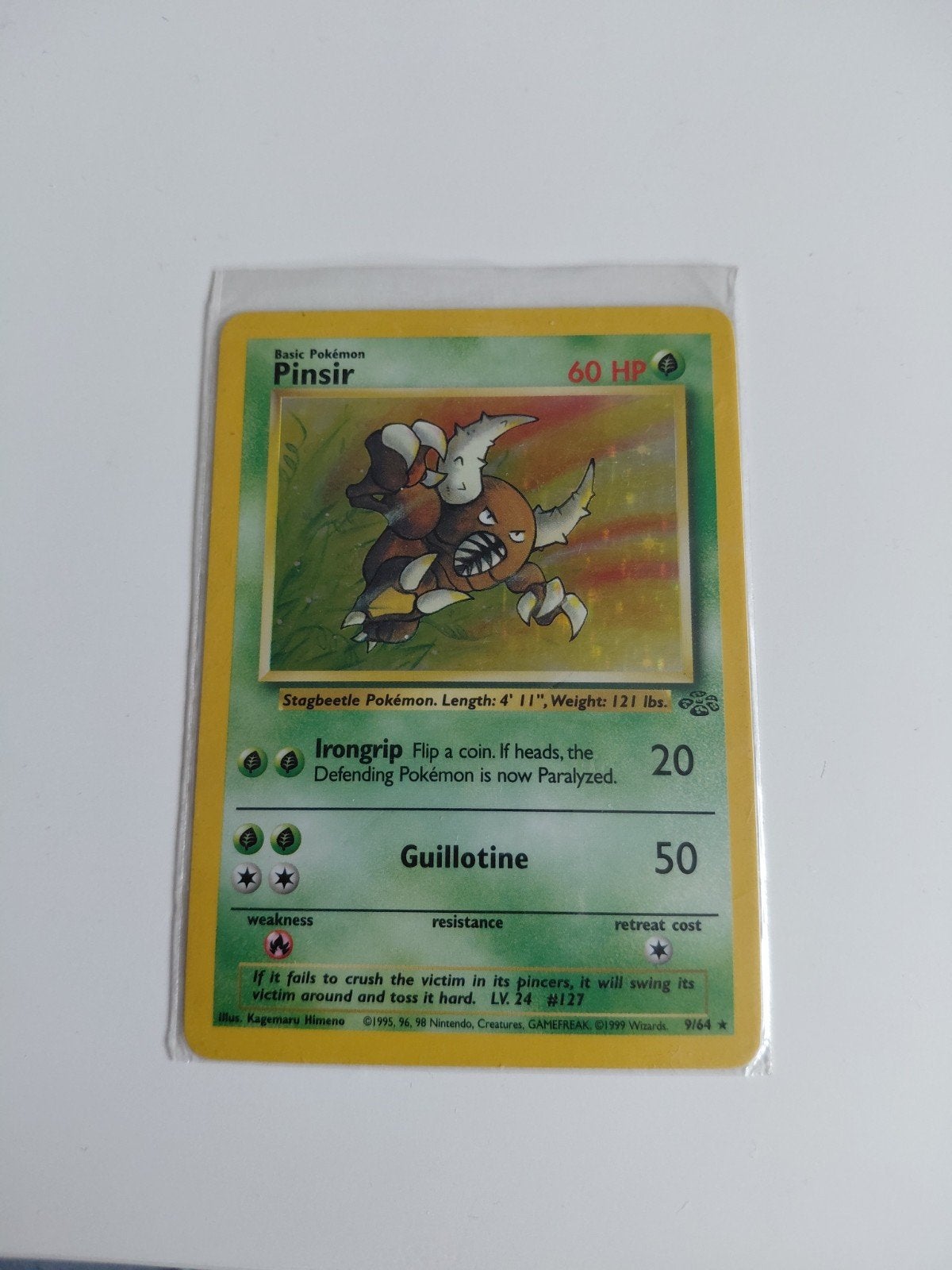 pinsir jungle holo, Ophalen of Verzenden, Zo goed als nieuw