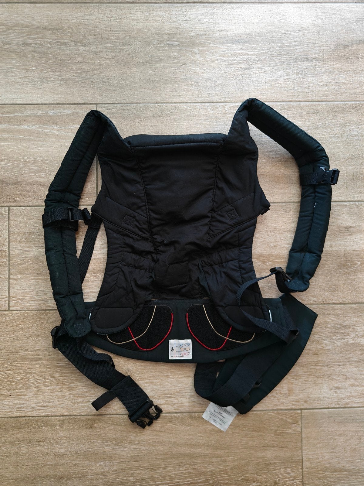 Ergobaby Adapt Draagzak - Zwart, Zo goed als nieuw, Buik, Rug of Zij, Draagzak, Ophalen