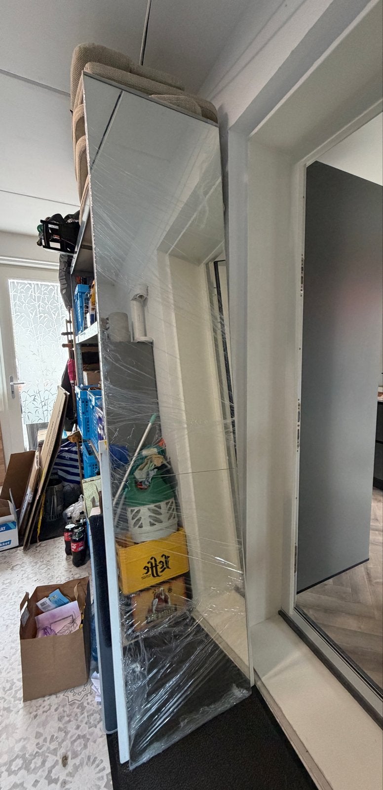 IKEA Pax kast spiegeldeur, Ophalen, Gebruikt, 200 cm of meer, 50 tot 100 cm