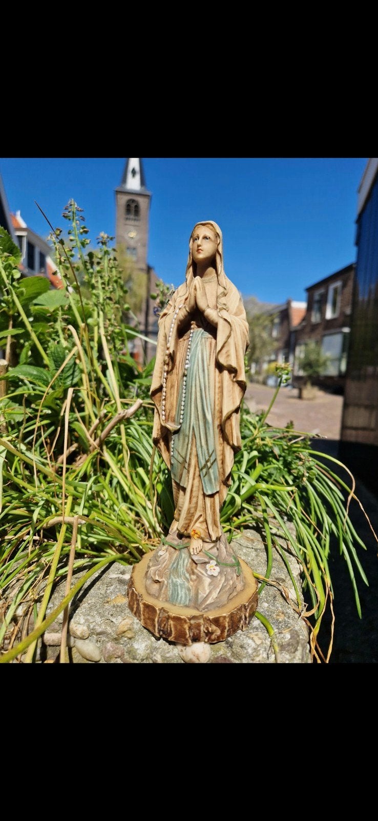 Mariabeeld, gaaf, gedetailleerd, oud., Antiek en Kunst, Ophalen of Verzenden