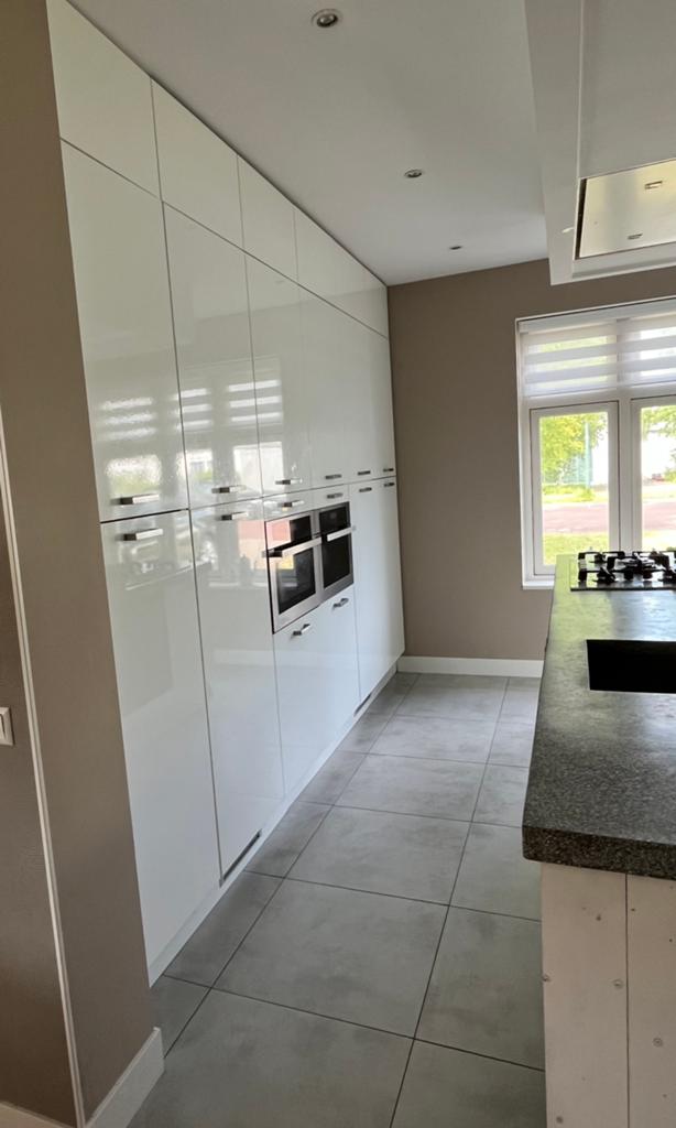 IKEA Faktum hoogglans witte kastenwand 6x 220/260cm, Ophalen, Gebruikt, Wit, Overige typen