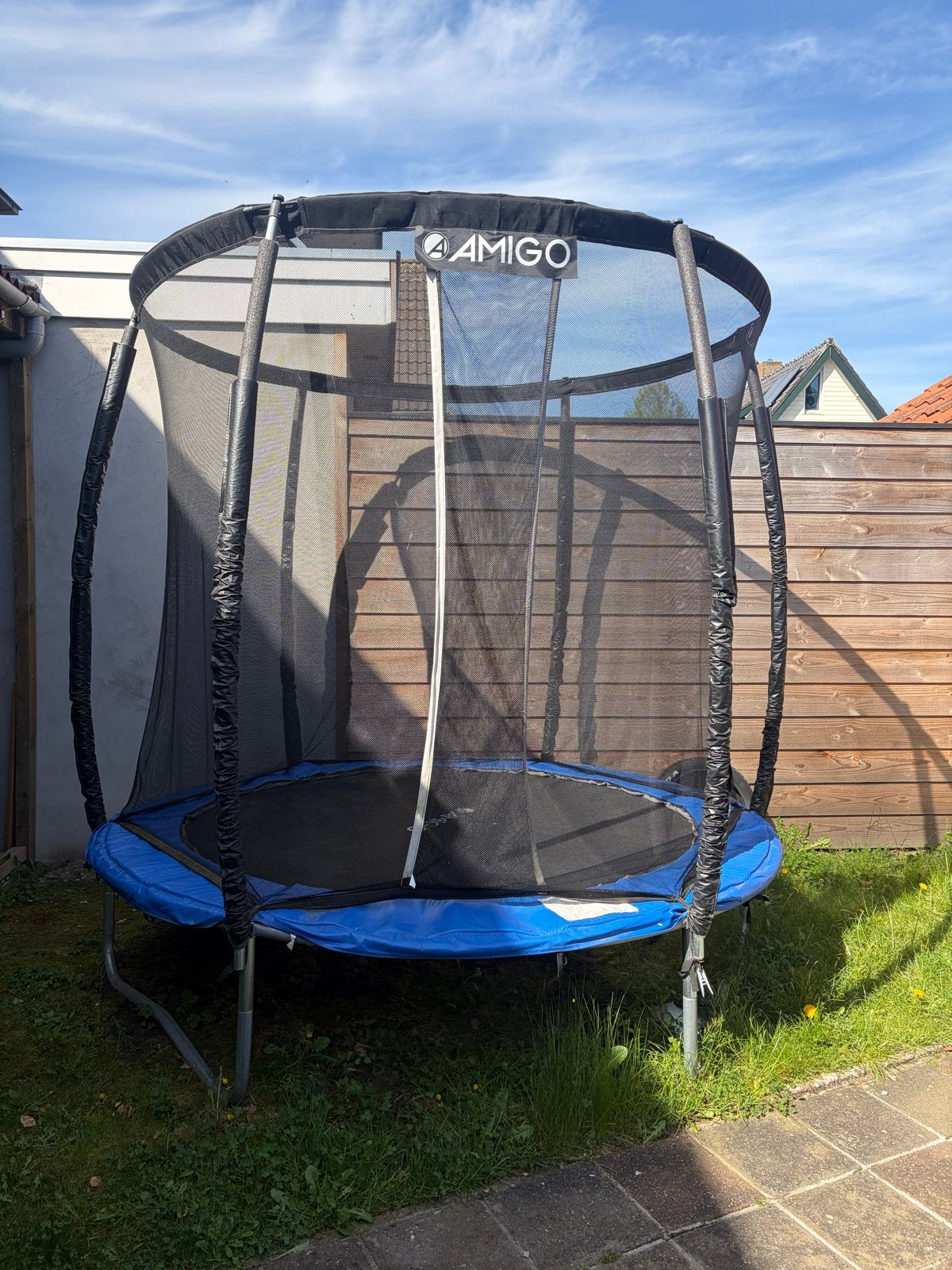 Nieuwe Amigo trampoline met veiligheidsnet, Ophalen, Nieuw