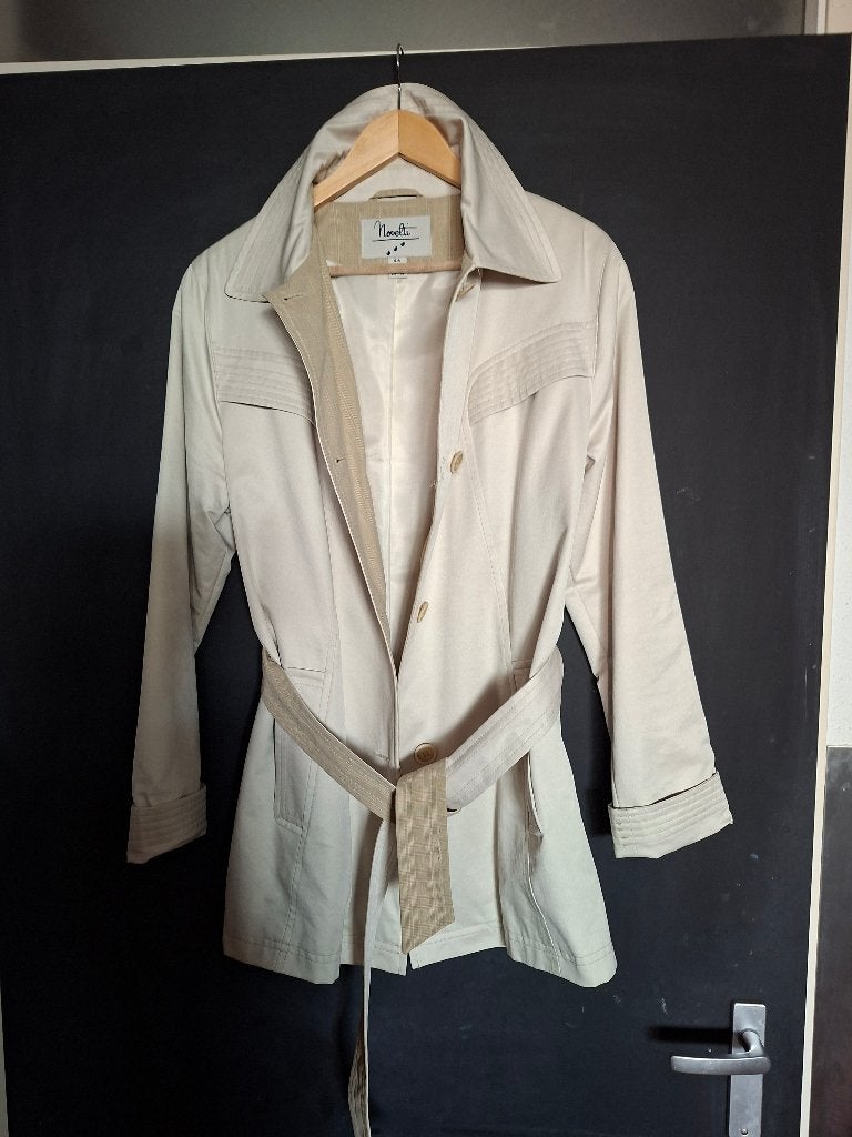 jas voor tussenseizoen, Beige, Maat 42/44 (L), Nieuw, Ophalen of Verzenden