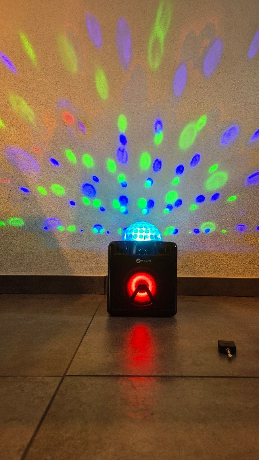 N-GEAR DISCO BLOCK 410 draagbare bluetooth speaker met micro, Ophalen