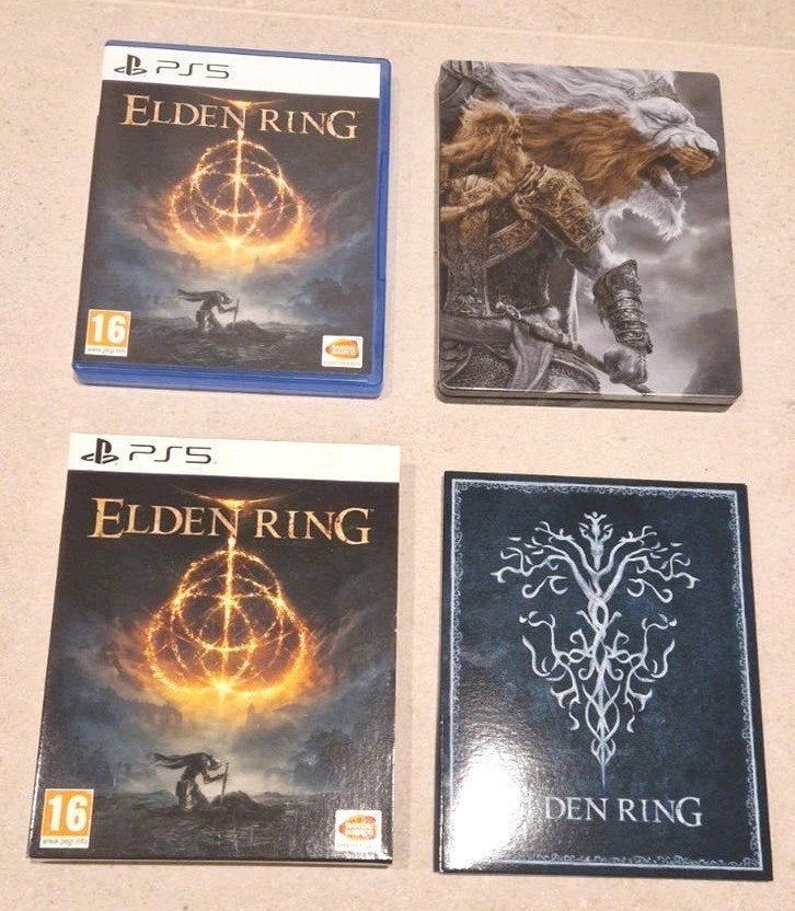 Elden Ring Launch Edition + Steelbook - PS5, Ophalen of Verzenden, Zo goed als nieuw