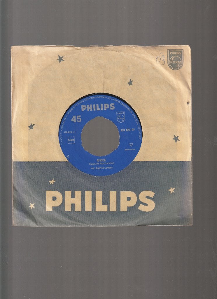 THE JUMPING JEWELS  --  AFRICA  //  ROCK, Verzenden, Originele persing, 7 inch, Zo goed als nieuw