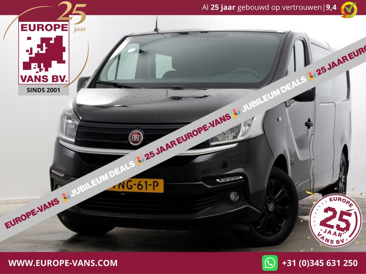 Fiat Talento 2.0 MultiJet 145pk L2H1 D.C. Business Pro Airco, Auto's, Voorwielaandrijving, 145 pk, Gebruikt, Euro 6