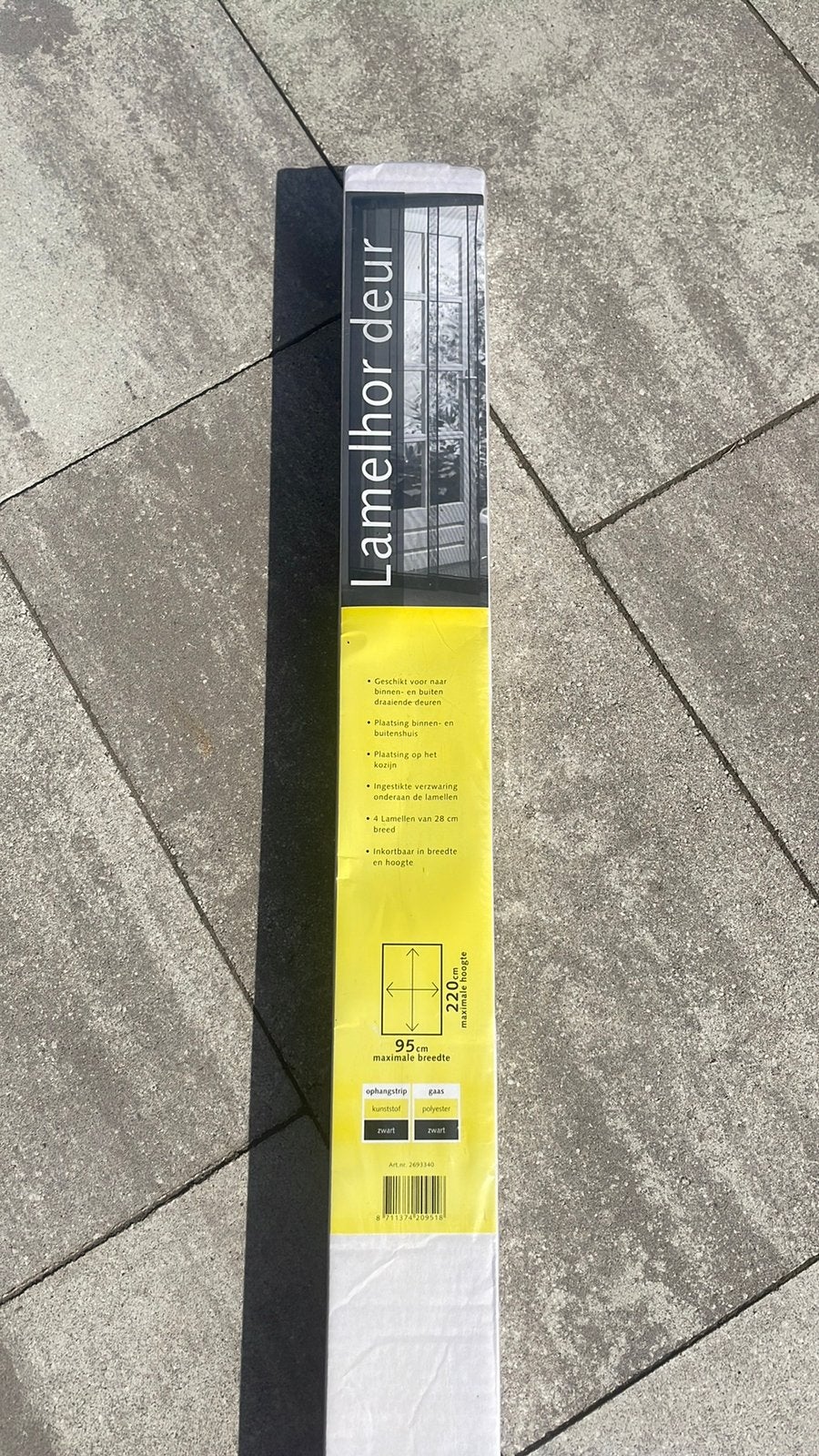 Lamelhor deur - NIEUW in dichte verpakking, Ophalen, Kunststof, 80 tot 100 cm, 215 cm of meer